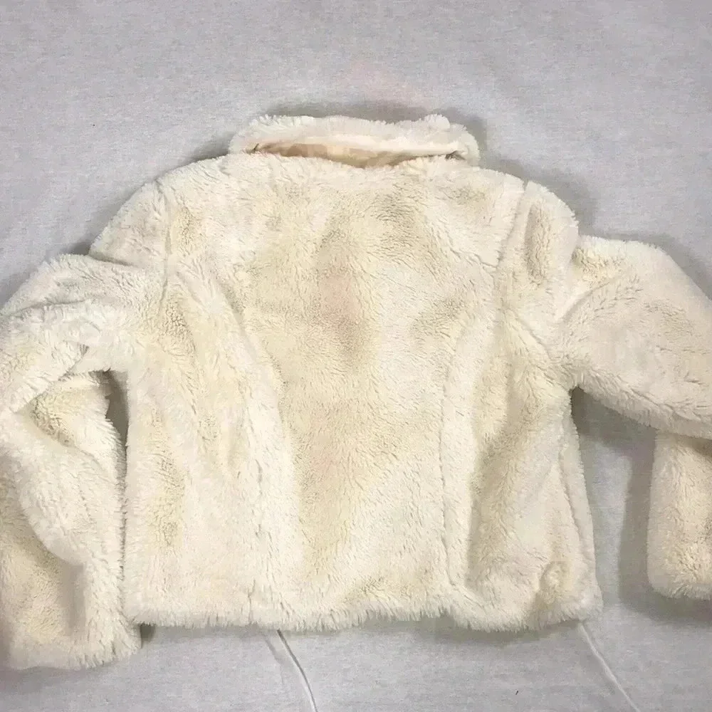 Justice Size 8/10 Crop Big Button Closure Jacket With Lining. Preloved